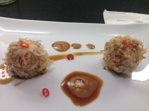 Hairy pork balls